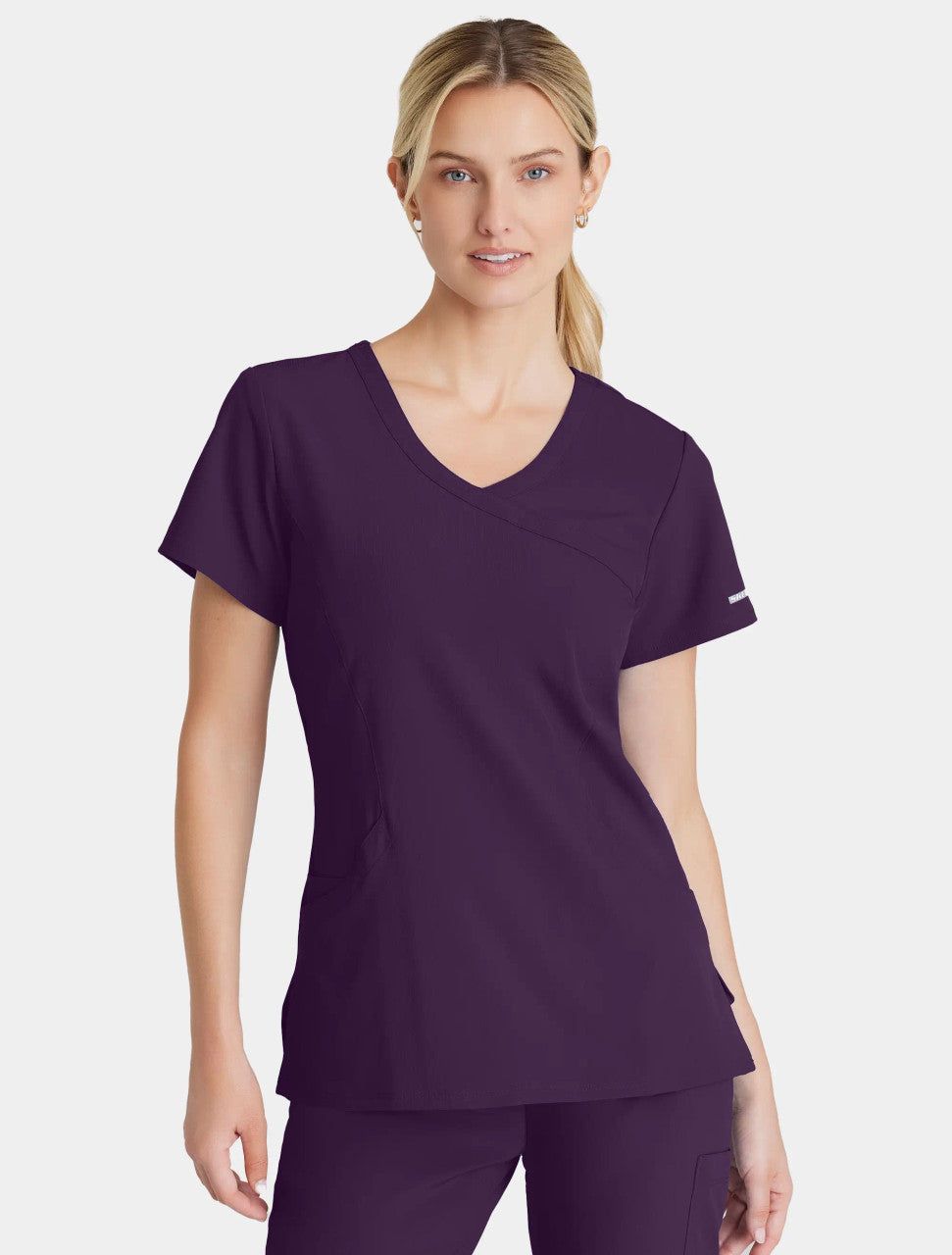 Skechers Reliance Mock Wrap Scrub Top