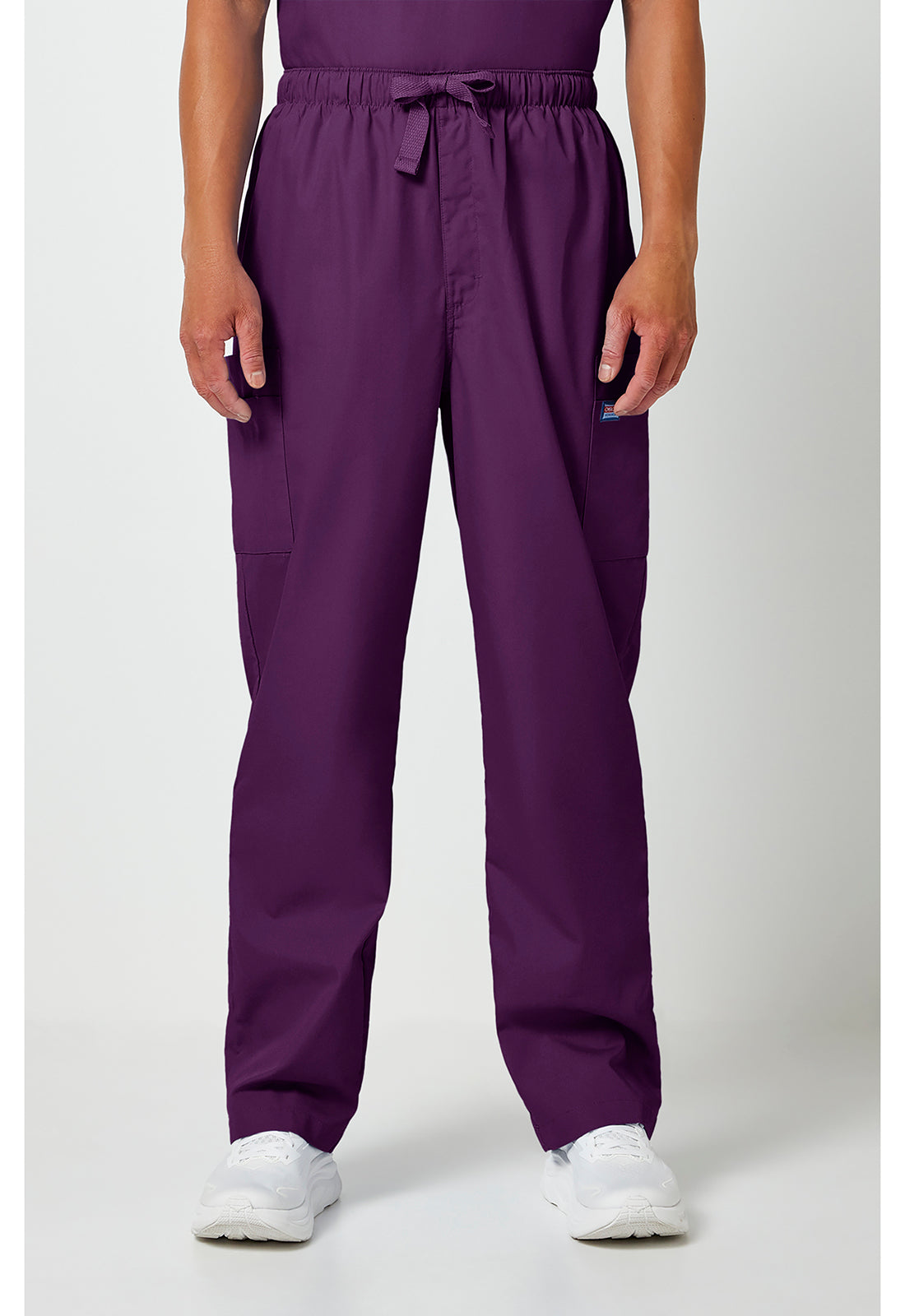 Cherokee Workwear Originals Mens Fly Front Cargo Scrub Pants