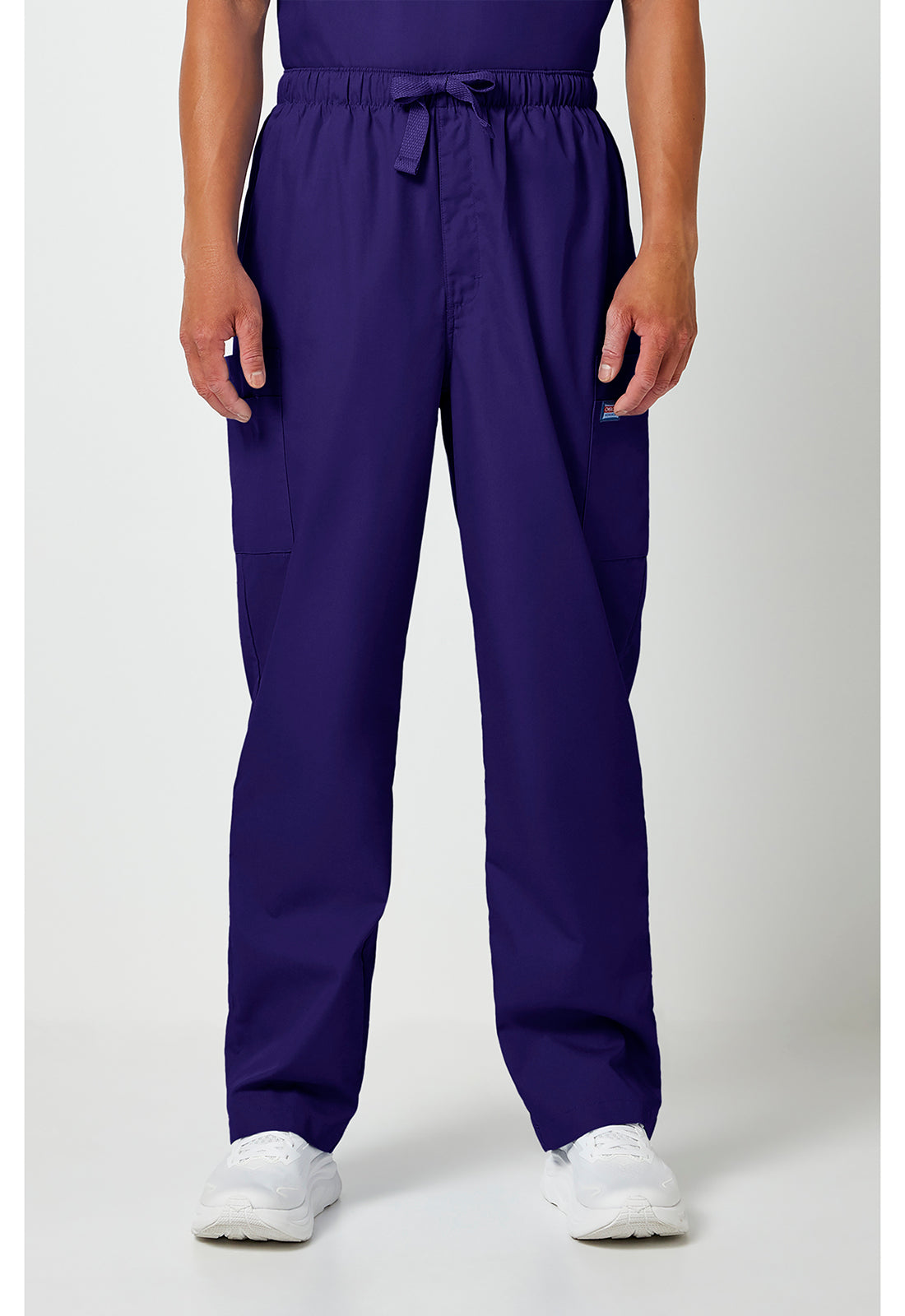 Cherokee Workwear Originals Mens Fly Front Cargo Scrub Pants