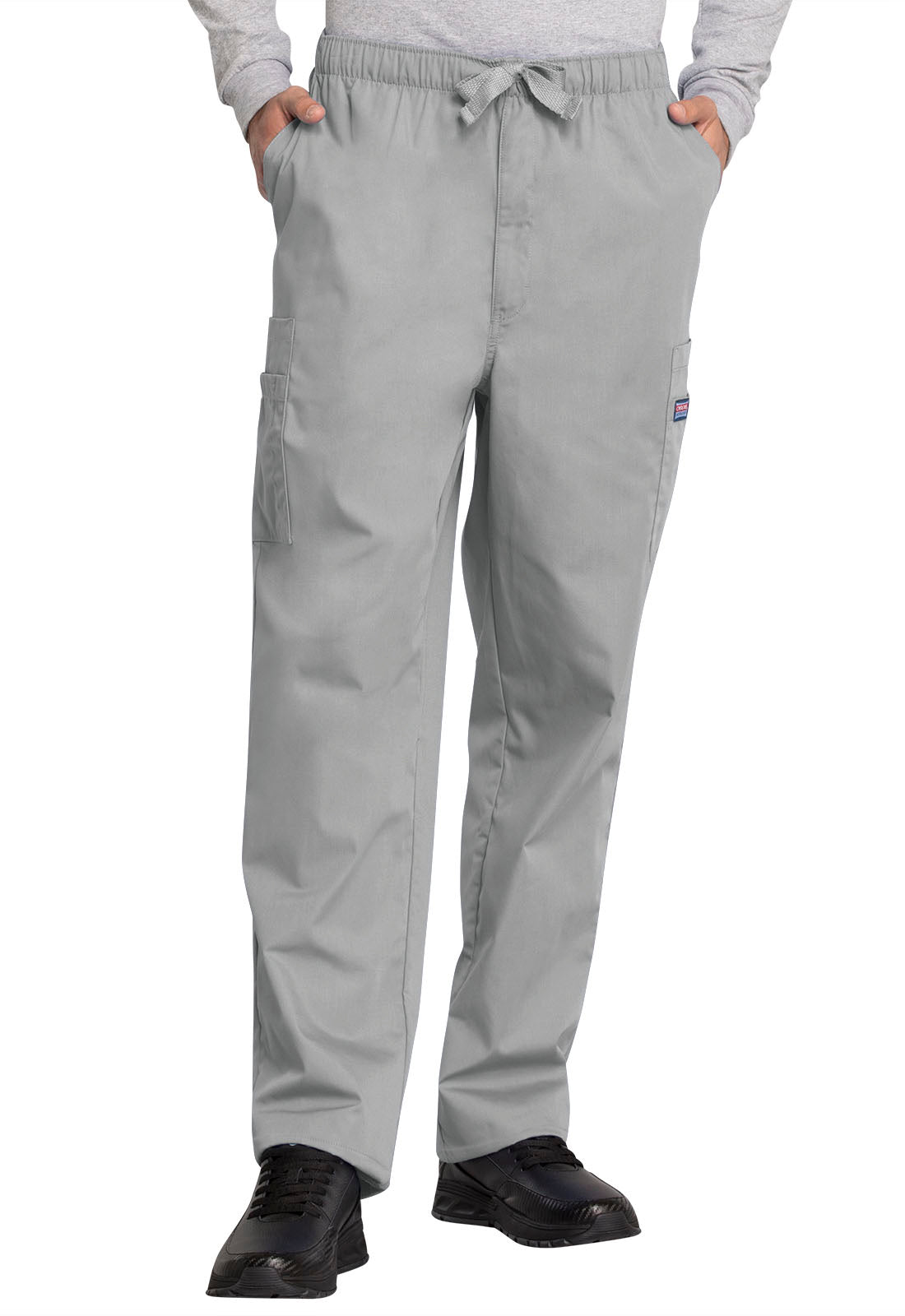 Cherokee Workwear Originals Mens Fly Front Cargo Scrub Pants