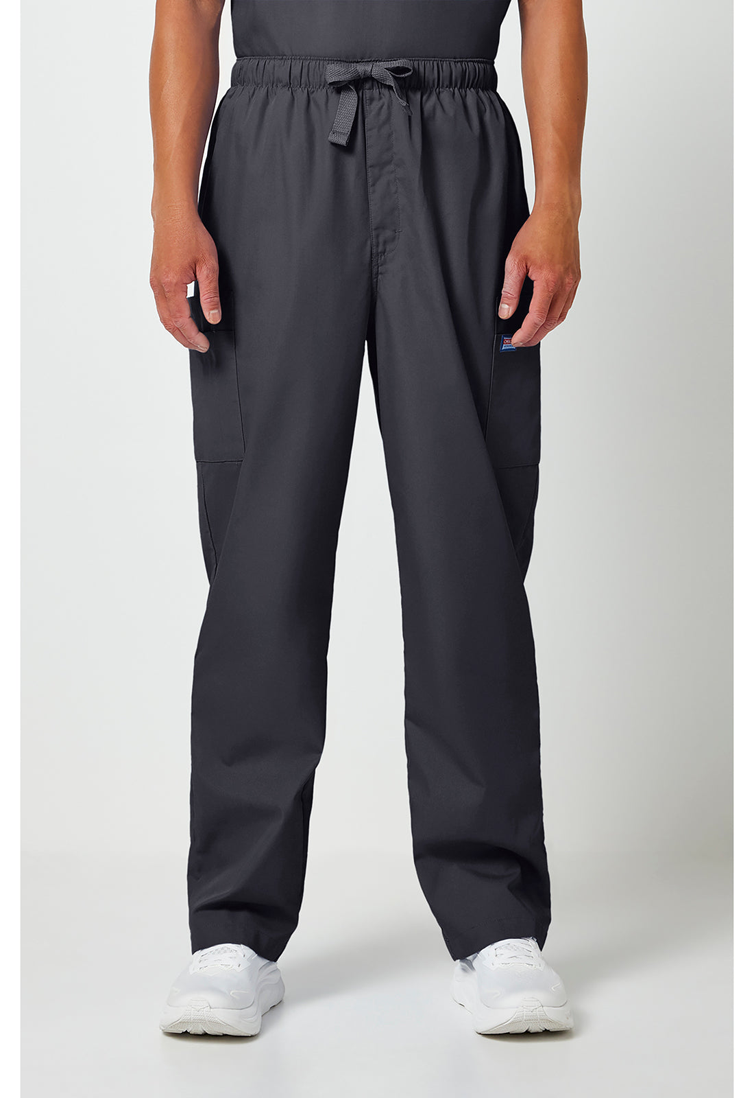 Cherokee Workwear Originals Mens Fly Front Cargo Scrub Pants