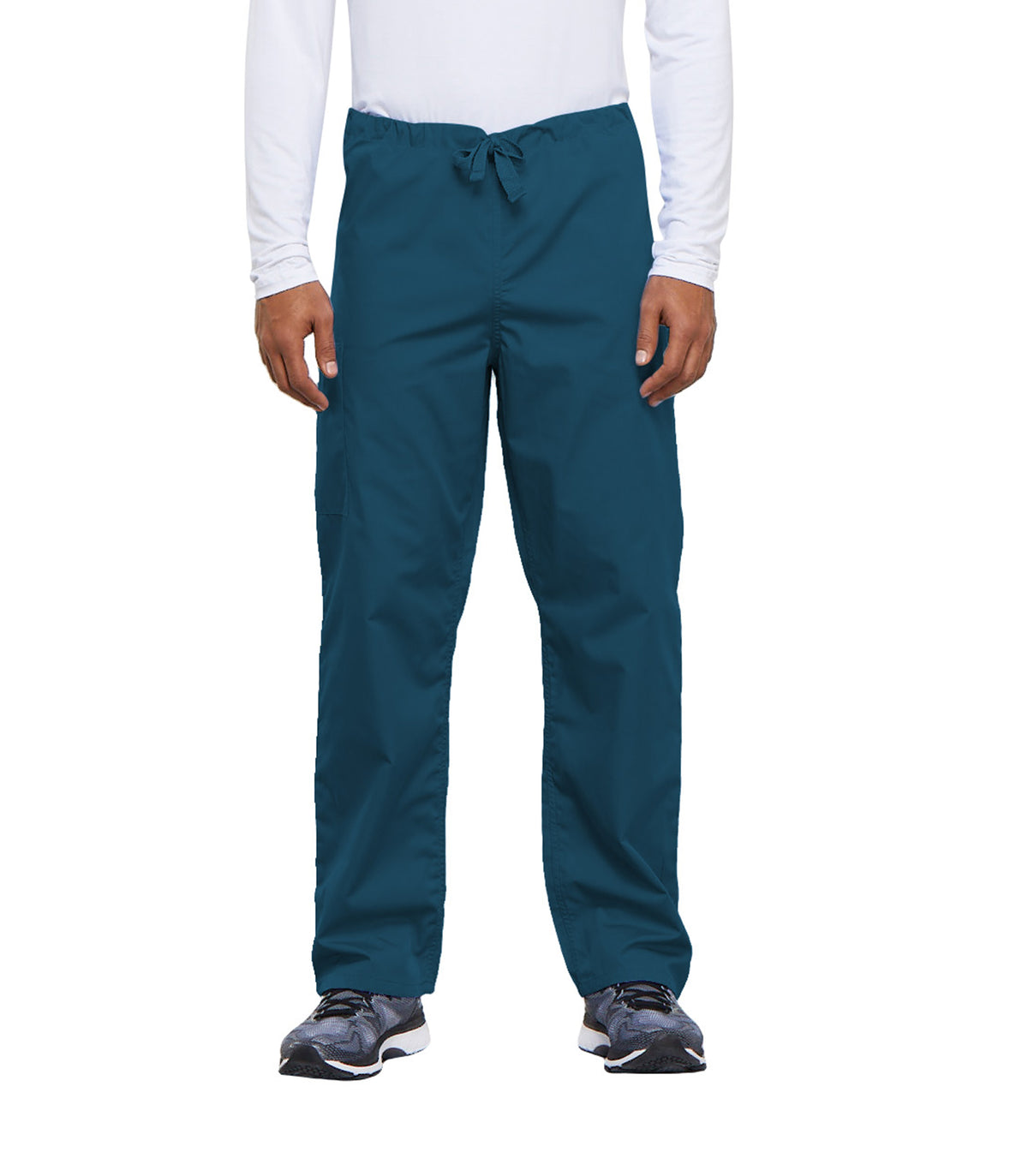 Cherokee Workwear Originals Unisex Drawstring Cargo Scrub Pants