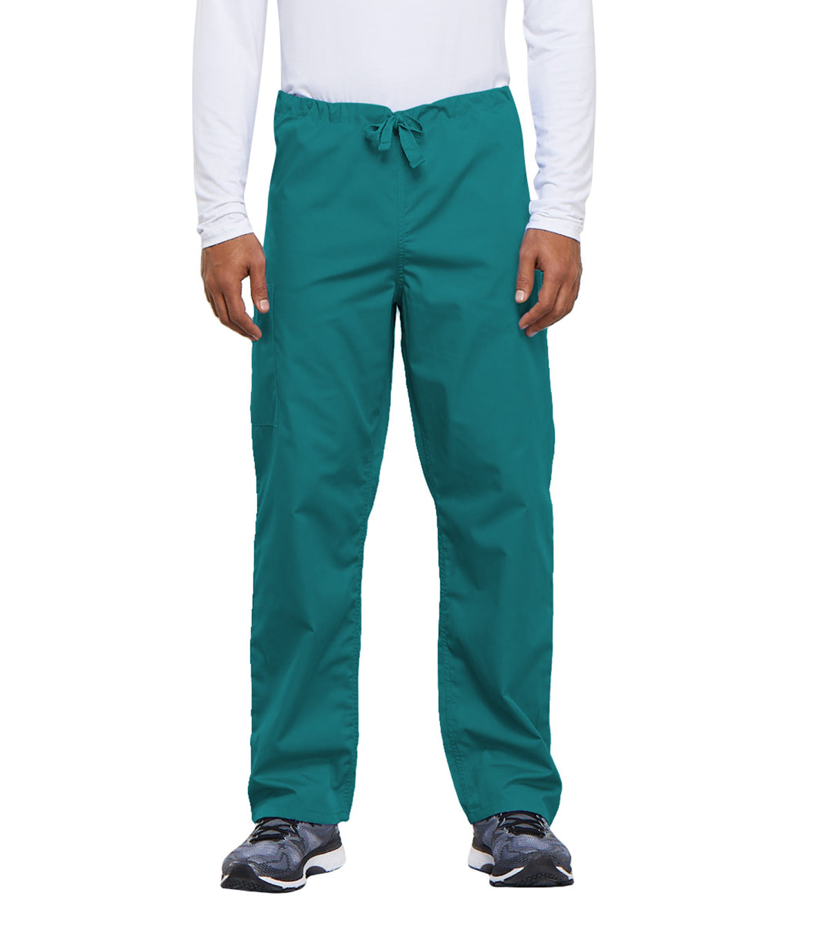 Cherokee Workwear Originals Unisex Drawstring Cargo Scrub Pants