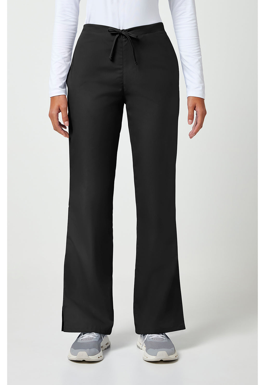 Cherokee Workwear Originals Natural Rise Flare Leg Scrub Drawstring Scrub Pants
