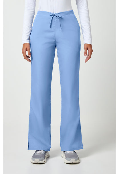 Cherokee Workwear Originals Natural Rise Flare Leg Scrub Drawstring Scrub Pants