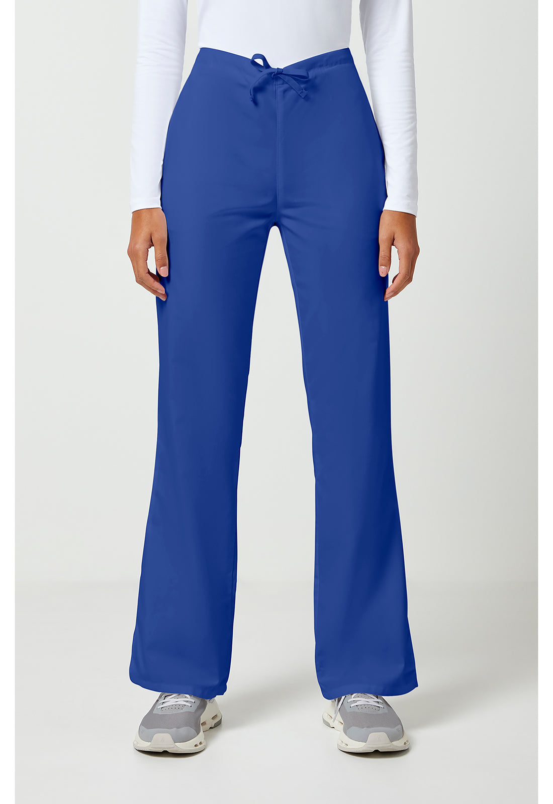 Cherokee Workwear Originals Natural Rise Flare Leg Scrub Drawstring Scrub Pants