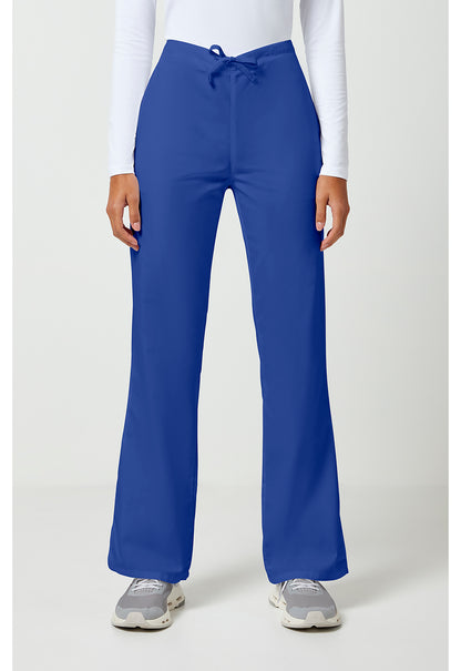 Cherokee Workwear Originals Natural Rise Flare Leg Scrub Drawstring Scrub Pants
