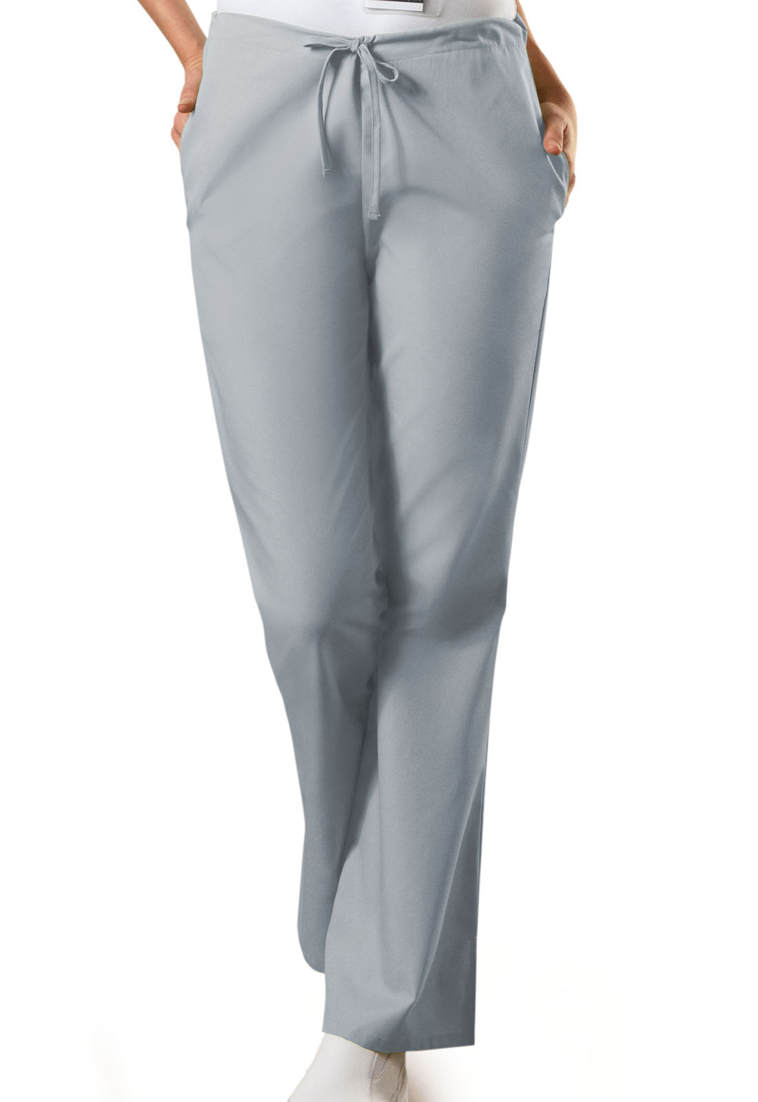 Cherokee Workwear Originals Natural Rise Flare Leg Scrub Drawstring Scrub Pants