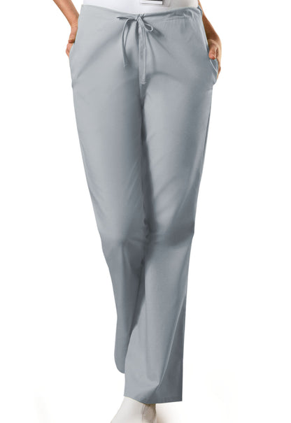 Cherokee Workwear Originals Natural Rise Flare Leg Scrub Drawstring Scrub Pants