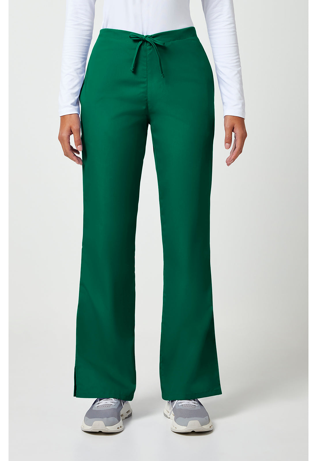 Cherokee Workwear Originals Natural Rise Flare Leg Scrub Drawstring Scrub Pants