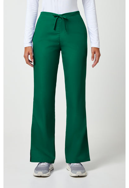 Cherokee Workwear Originals Natural Rise Flare Leg Scrub Drawstring Scrub Pants