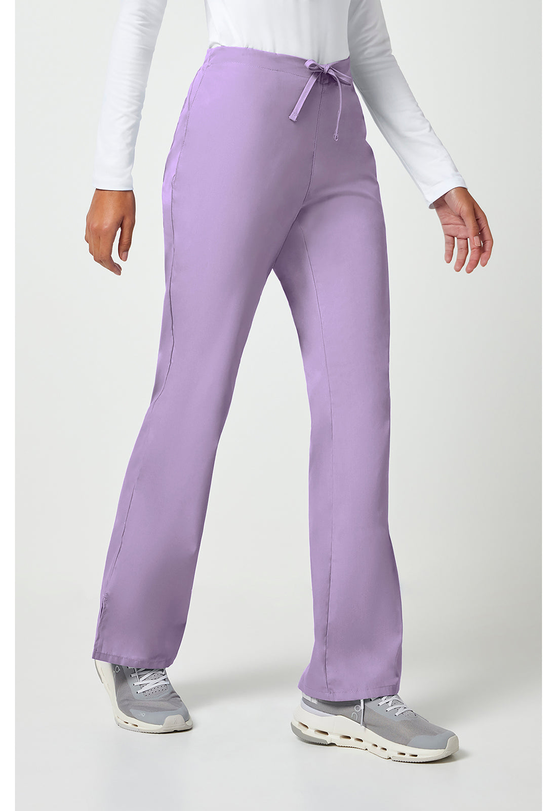 Cherokee Workwear Originals Natural Rise Flare Leg Scrub Drawstring Scrub Pants