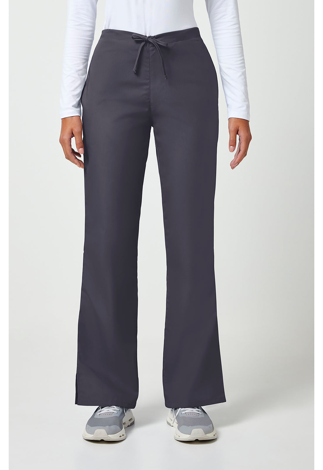 Cherokee Workwear Originals Natural Rise Flare Leg Scrub Drawstring Scrub Pants