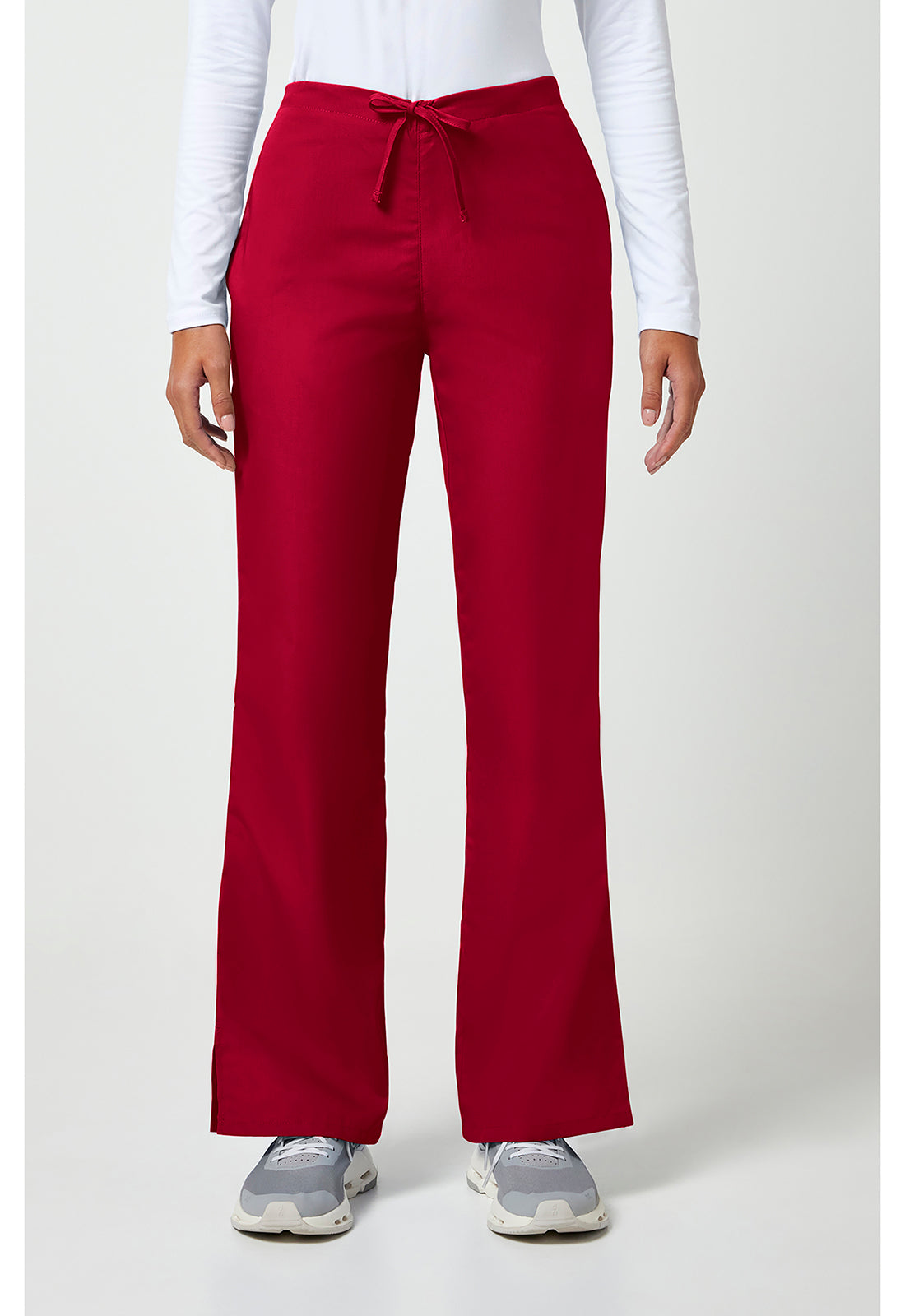 Cherokee Workwear Originals Natural Rise Flare Leg Scrub Drawstring Scrub Pants