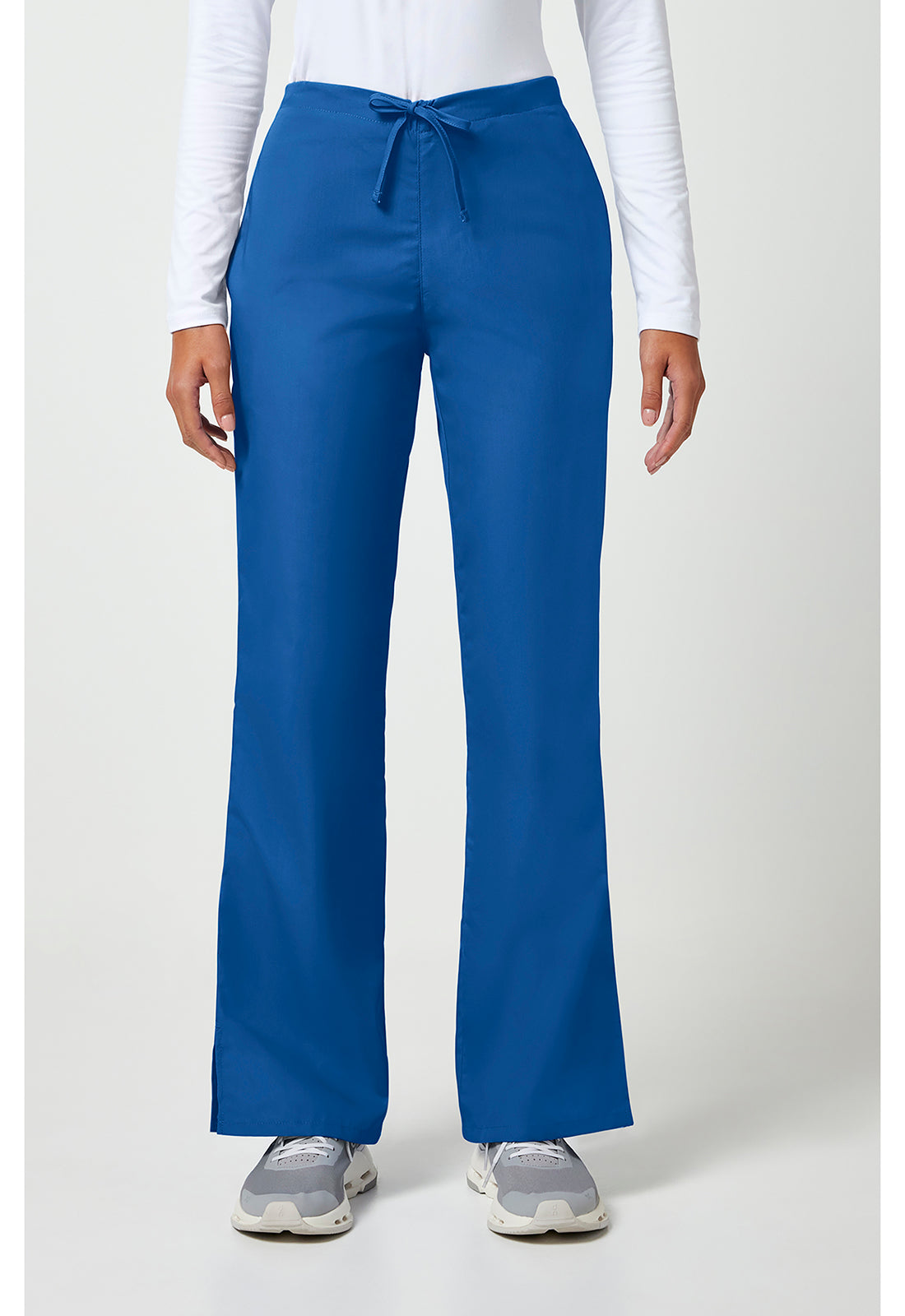 Cherokee Workwear Originals Natural Rise Flare Leg Scrub Drawstring Scrub Pants