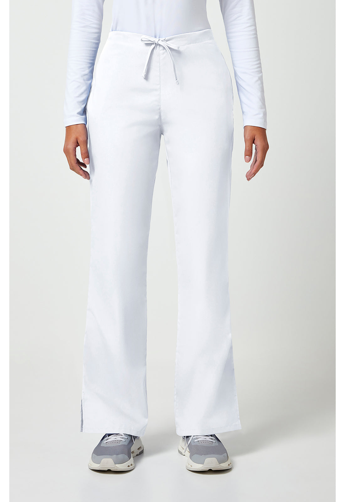 Cherokee Workwear Originals Natural Rise Flare Leg Scrub Drawstring Scrub Pants