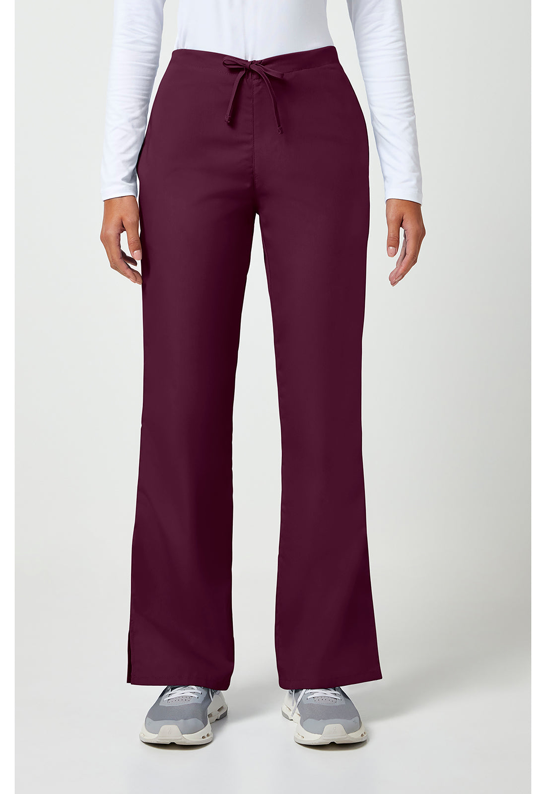 Cherokee Workwear Originals Natural Rise Flare Leg Scrub Drawstring Scrub Pants