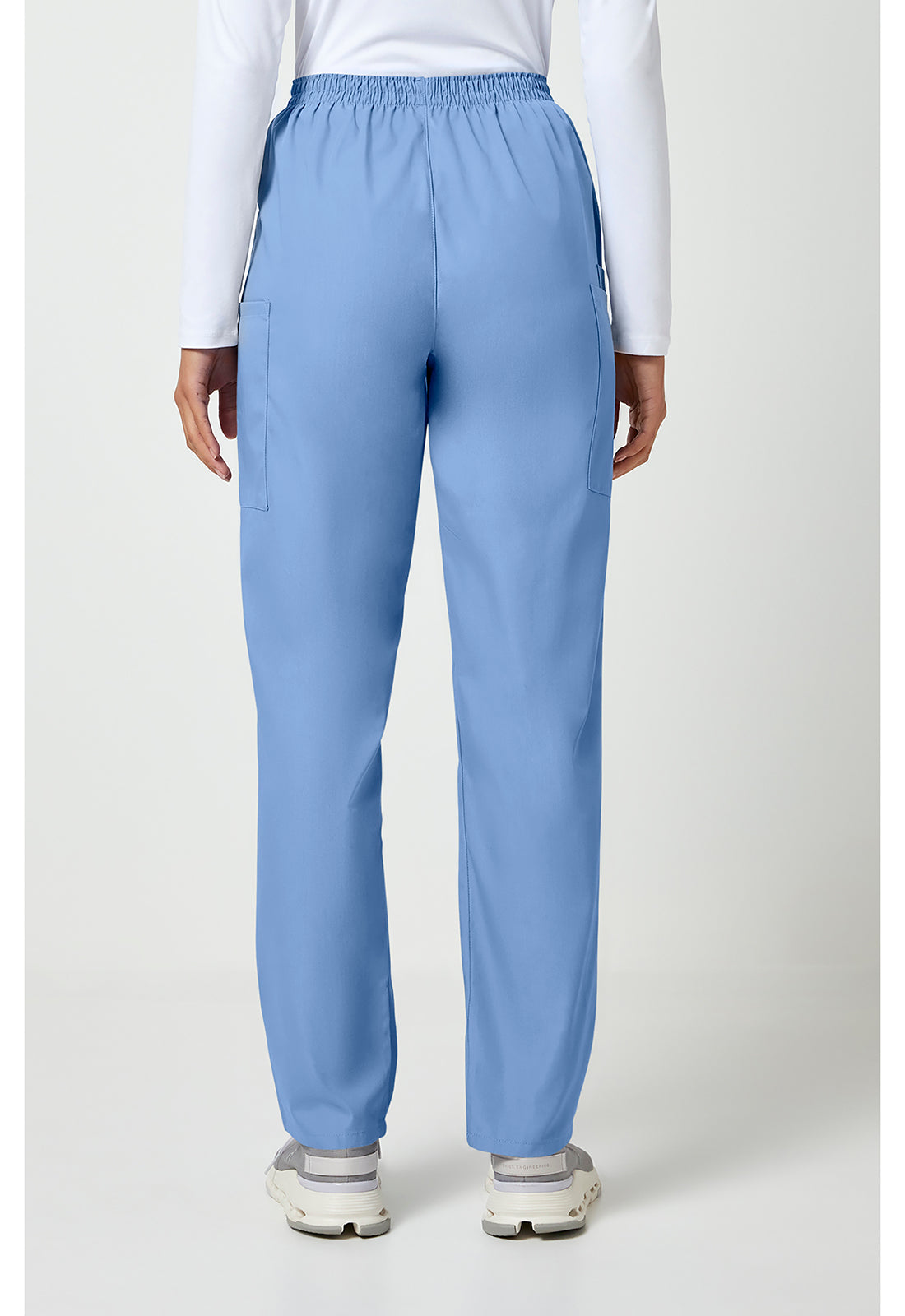 Cherokee Workwear Originals Natural Rise Tapered Pull-On Cargo Scrub Pants