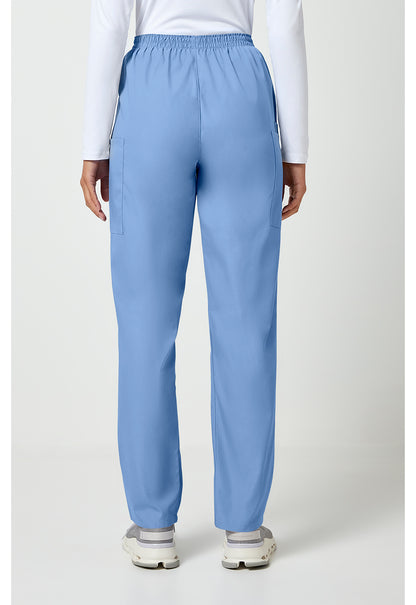 Cherokee Workwear Originals Natural Rise Tapered Pull-On Cargo Scrub Pants