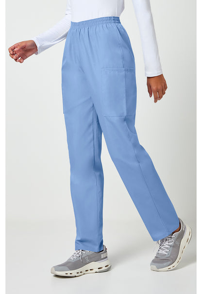 Cherokee Workwear Originals Natural Rise Tapered Pull-On Cargo Scrub Pants