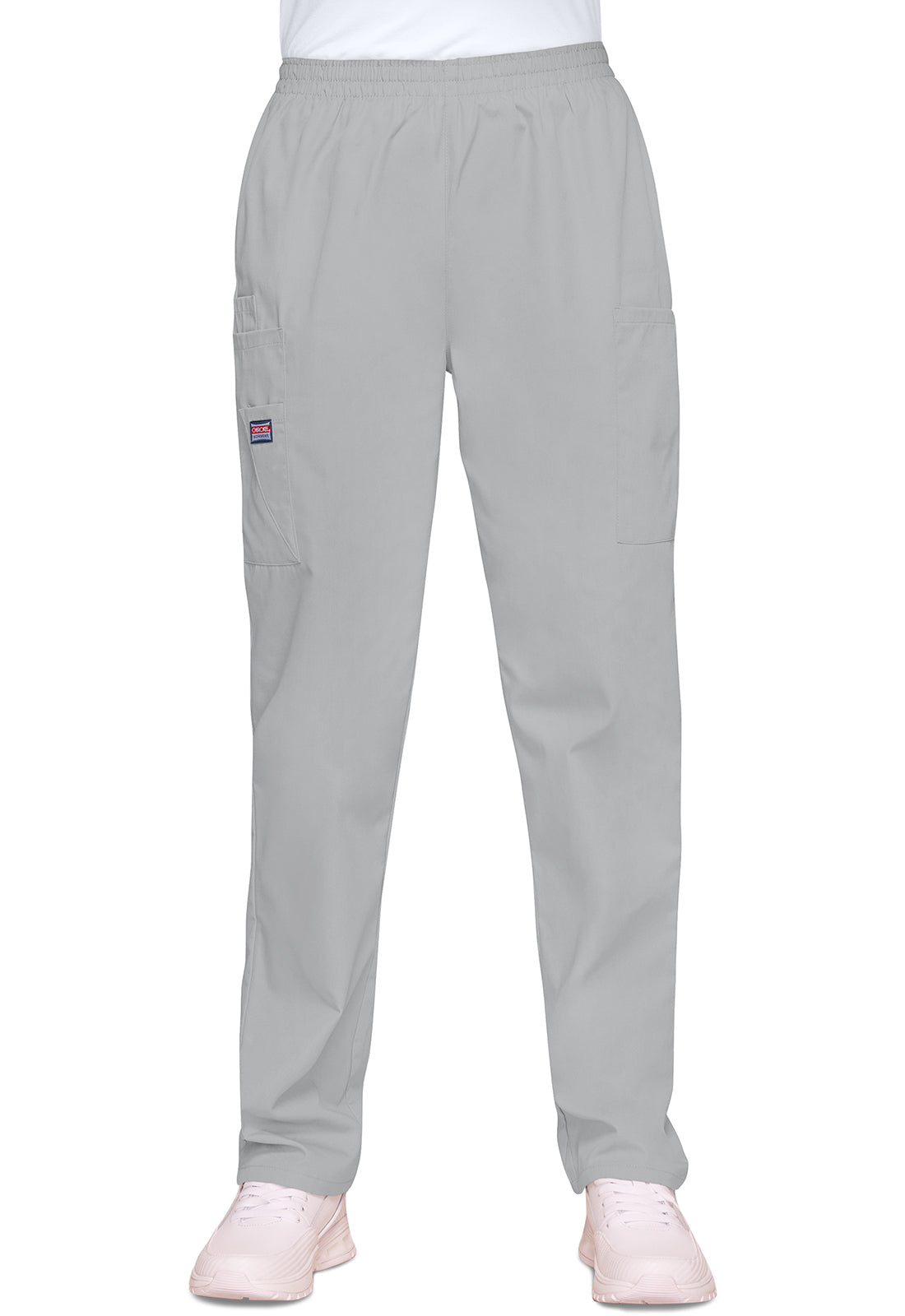 Cherokee Workwear Originals Natural Rise Tapered Pull-On Cargo Scrub Pants