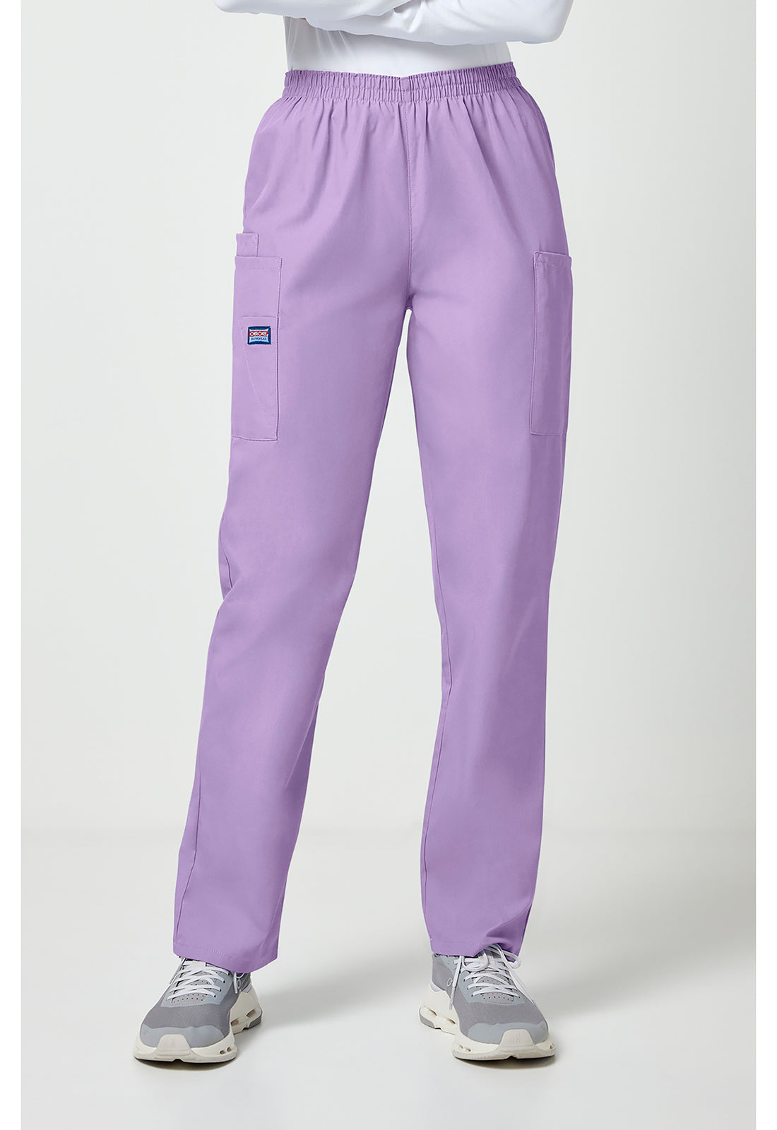 Cherokee Workwear Originals Natural Rise Tapered Pull-On Cargo Scrub Pants