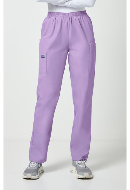 Cherokee Workwear Originals Natural Rise Tapered Pull-On Cargo Scrub Pants