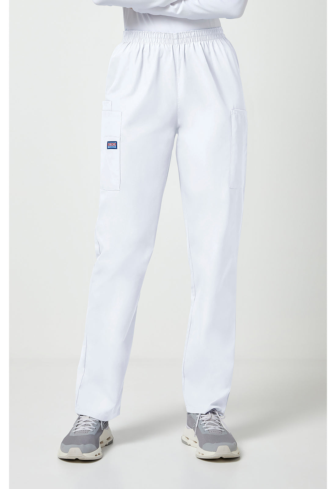 Cherokee Workwear Originals Natural Rise Tapered Pull-On Cargo Scrub Pants