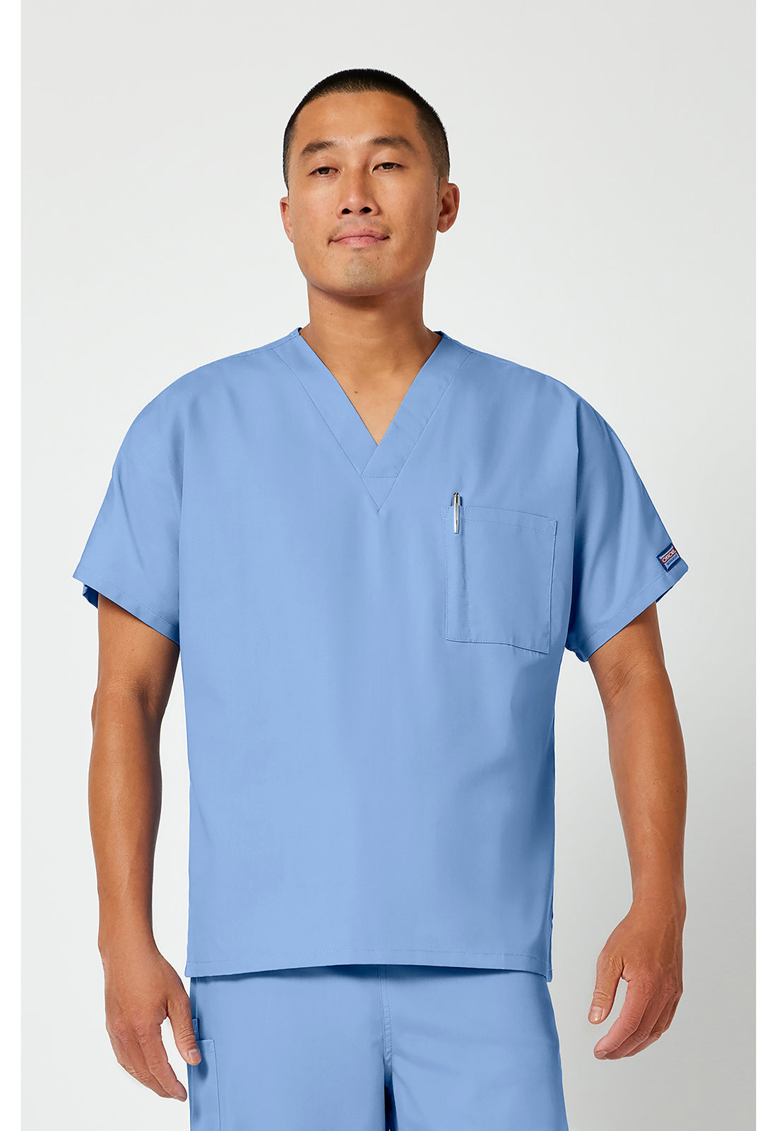 Cherokee Workwear Originals Unisex V-Neck 1-Pocket Tuck In Tunic Scrub Top
