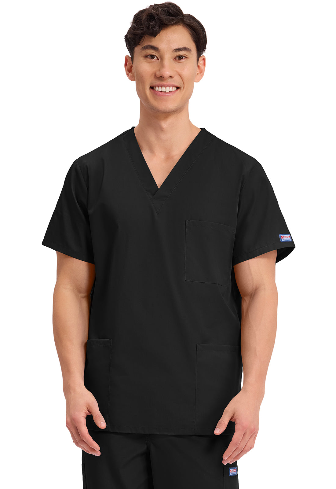 Cherokee Workwear Originals Unisex V-Neck 3-Pocket Scrub Top