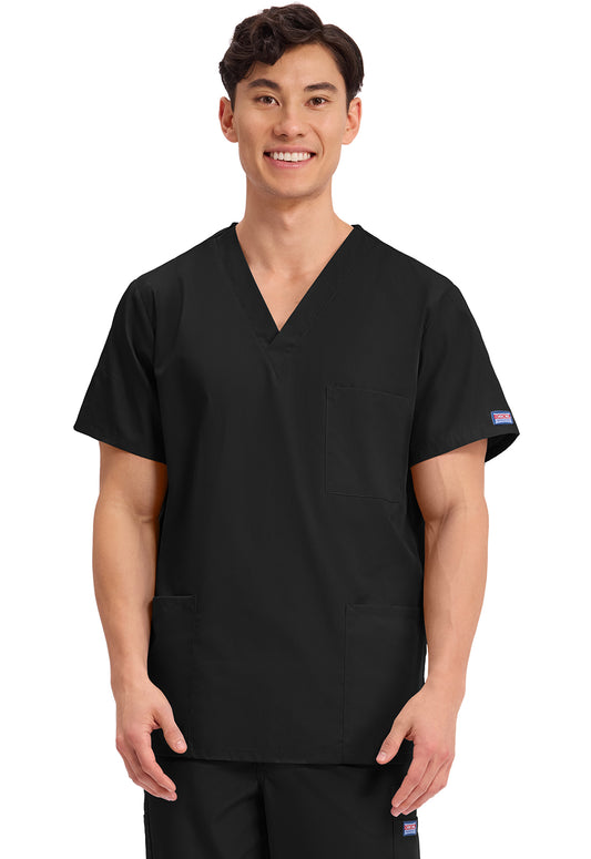 Cherokee Workwear Originals Unisex V-Neck 3-Pocket Scrub Top
