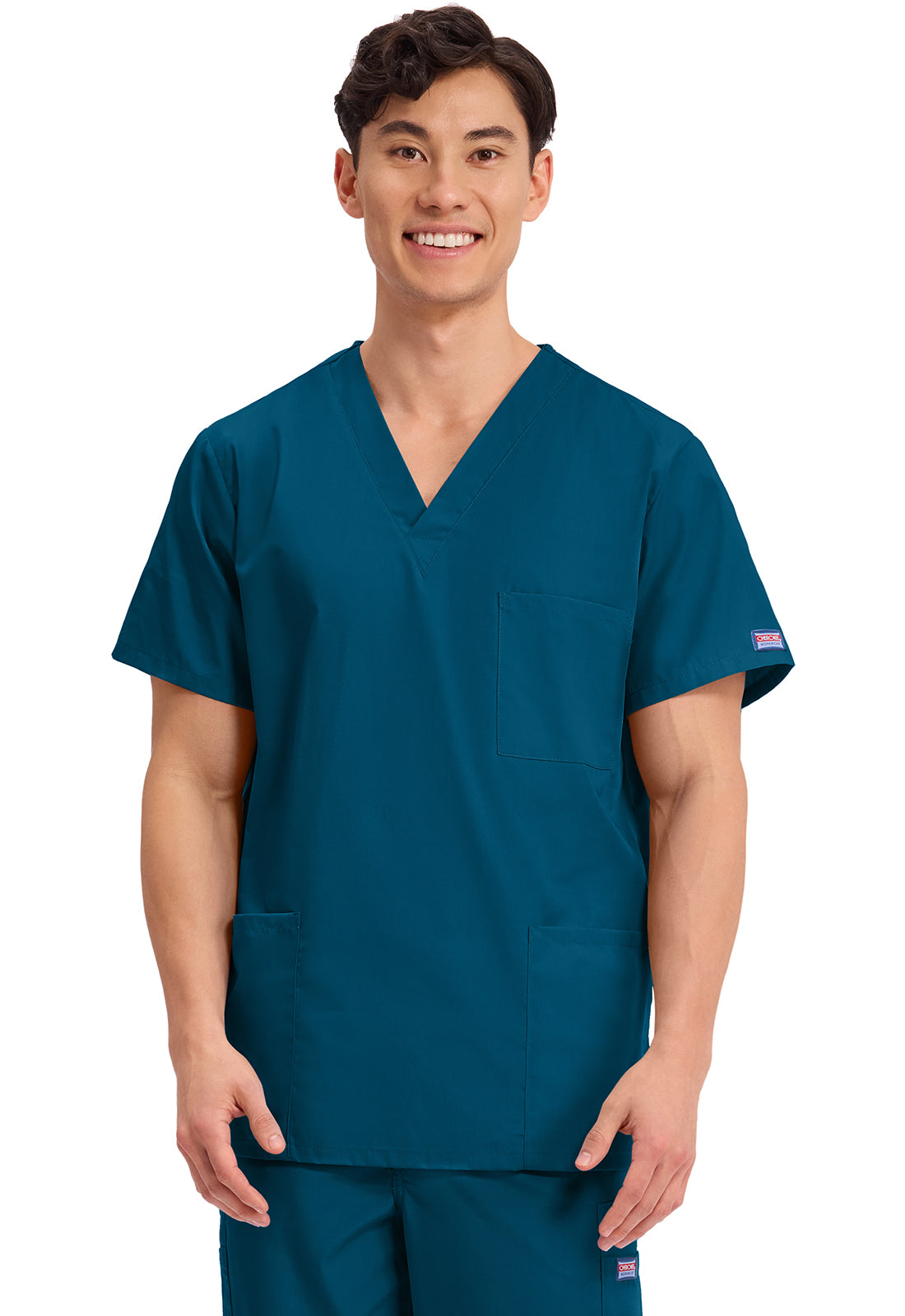 Cherokee Workwear Originals Unisex V-Neck 3-Pocket Scrub Top