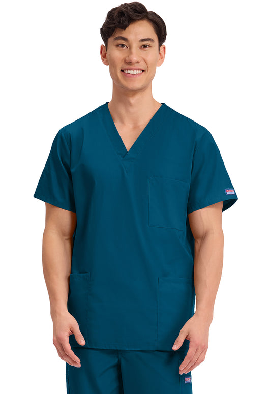 Cherokee Workwear Originals Unisex V-Neck 3-Pocket Scrub Top