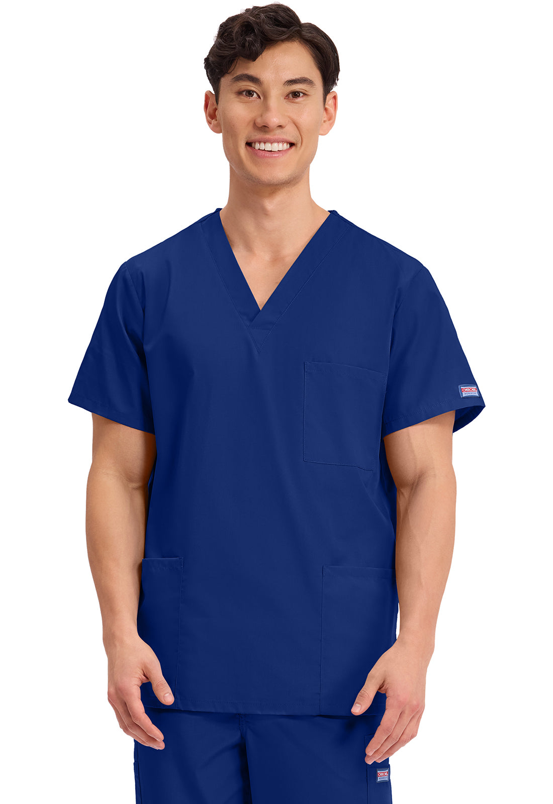 Cherokee Workwear Originals Unisex V-Neck 3-Pocket Scrub Top