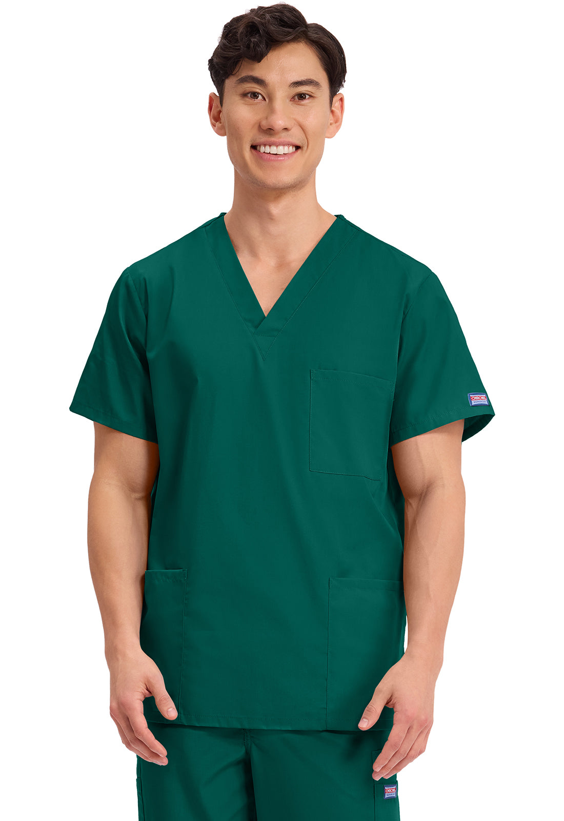 Cherokee Workwear Originals Unisex V-Neck 3-Pocket Scrub Top