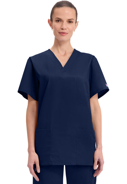 Cherokee Workwear Originals Unisex V-Neck 3-Pocket Scrub Top
