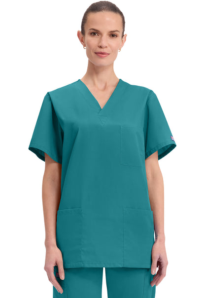 Cherokee Workwear Originals Unisex V-Neck 3-Pocket Scrub Top