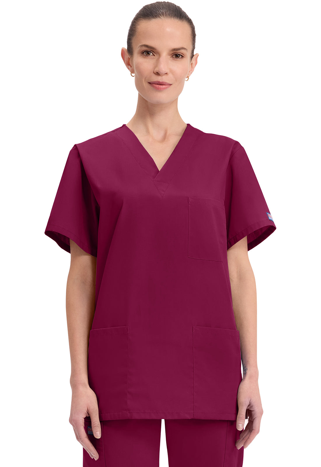 Cherokee Workwear Originals Unisex V-Neck 3-Pocket Scrub Top