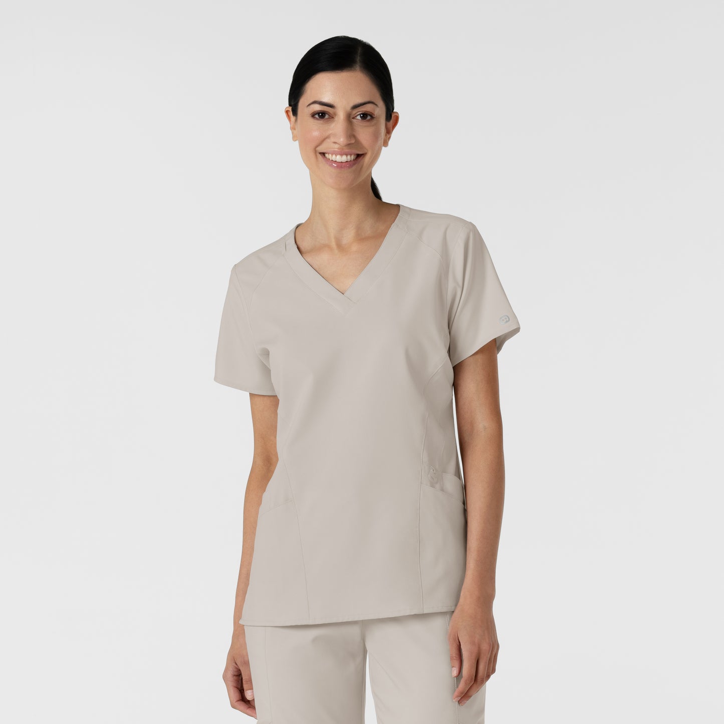 WonderWink W123 Stylized V-Neck Scrub Top