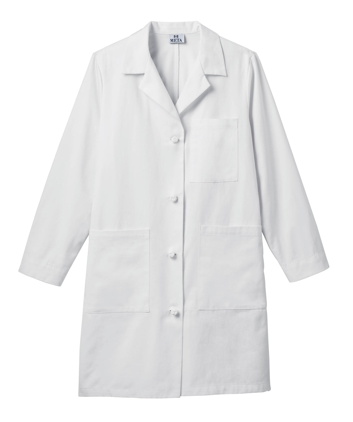 META Labwear 38" Knot Button 100% Cotton iPad  Lab Coat