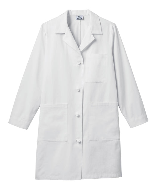 META Labwear 38" Knot Button 100% Cotton iPad  Lab Coat
