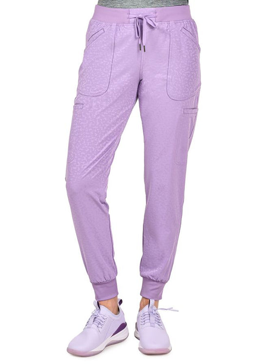 Ava Therese Jacquard Sheba Jogger Scrub Pants