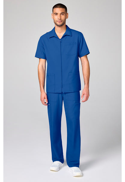 Cherokee Workwear Originals Ultra Mens Full Zip Scrub Top