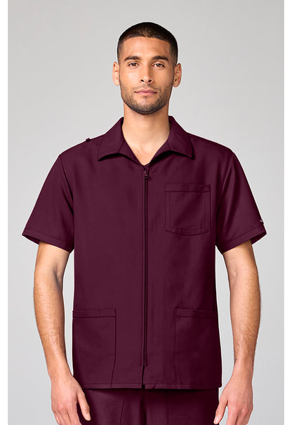 Cherokee Workwear Originals Ultra Mens Full Zip Scrub Top