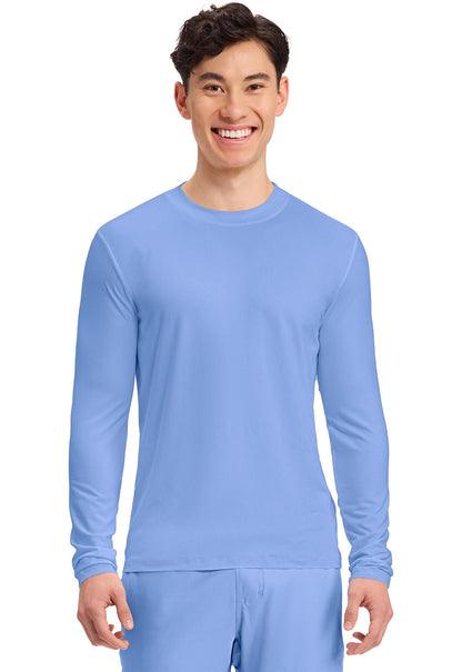 Cherokee Basics Mens Long Sleeve Underscrub Knit Tee Shirt