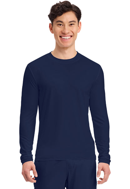 Cherokee Basics Mens Long Sleeve Underscrub Knit Tee Shirt