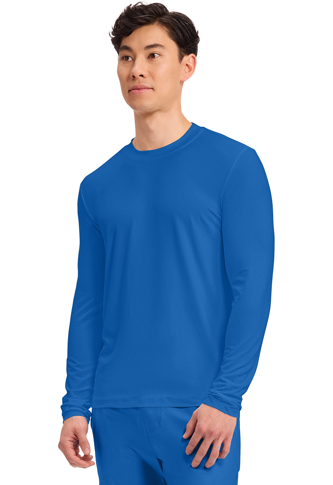 Cherokee Basics Mens Long Sleeve Underscrub Knit Tee Shirt