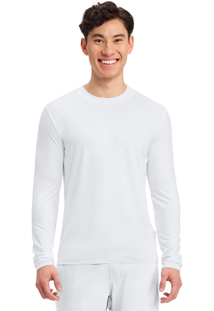 Cherokee Basics Mens Long Sleeve Underscrub Knit Tee Shirt
