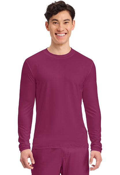 Cherokee Basics Mens Long Sleeve Underscrub Knit Tee Shirt