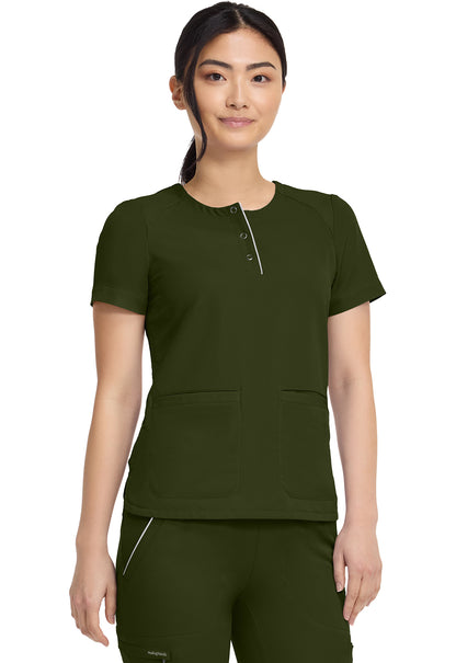 Healing Hands 360 Joy Crew Neck Scrub Top